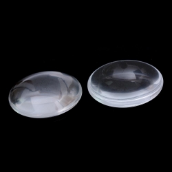 #36 - 1 Stück Glascabochon Ø 48 mm crystal