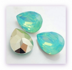 1 Resin Tear Stone, 18x25 mm - Pacific Opal