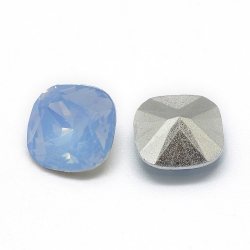 1 Resin Cushion Stone 10x10mm - Air Blue Opal