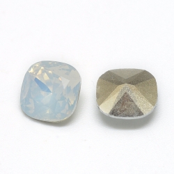 1 Resin Cushion Stone 10x10mm - White Opal