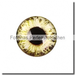 1 Stück Glascabochon Ø 30 mm Crystal mit Grafik "Auge" verschiedene Varianten