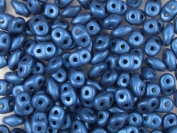 #70a 10g SuperDuo-Beads metalic suede lt blue