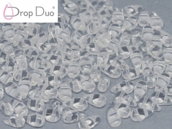 #01.00.00 - 25 Stück DropDuo Beads 3x6 mm - Crystal