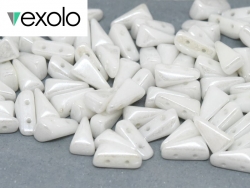 #01.01 - 25 Stück Vexolo Beads 5x8 mm - Alabaster Shimmer