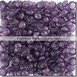 #02.00 - 50 Stück Teacup Beads 2x4 mm - Tanzanite