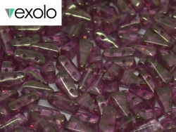 #00.01 - 25 Stück Vexolo Beads 5x8 mm - Crystal Red Luster