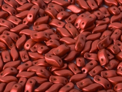 #00.04 - 25 Stück StormDuo Beads 3x7 mm - Lava Red