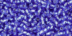 10 g TOHO Seed Beads 11/0 TR-11-0035 - Silver-Lined Sapphire (A,D)