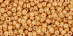 10 g TOHO Seed Beads 11/0 TR-11-0123 D - Opak-Lustered Dk Beige (C)