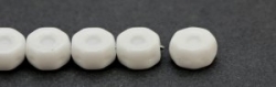 #02.00 - 25 Stück oCto Bead 4x8 mm - chalk white