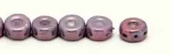 #02.02 - 25 Stück oCto Bead 4x8 mm - chalk white vega iris luster