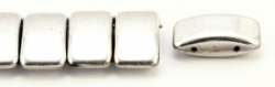#01.04 - 10 Stück Zweiloch-Glasperle 9x17 mm - Crystal Labrador Full