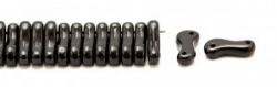 #00.00 - 50 Stück Link Beads 3x10 mm - Jet