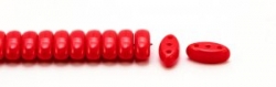 #14.00.01 - 25 Stück CALI Beads 3x8 mm - Opaque Red