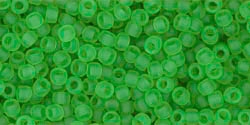 10 g TOHO Seed Beads 11/0 TR-11-0007 F Peridot Frosted