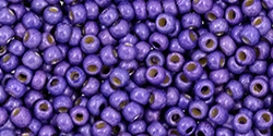 10 g TOHO Seed Beads 11/0 TR-11-PF581 F - Permanent Finish - Matte Galvanized Violet (A,C,D)