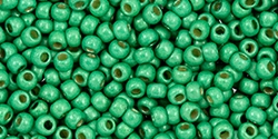 10 g TOHO Seed Beads 11/0 TR-11-PF588 F - Permanent Finish - Matte Galvanized Spearmint (A,C,D)