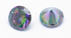 1 Glas-Chaton 08x4,6 mm - crystal purple iris