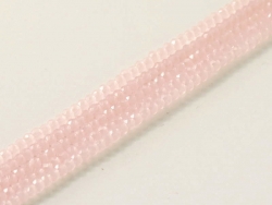 200 facetierte Rondelle 1,5*1mm Opal Pale Pink