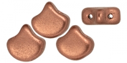 #01.06 - 25 Stück Matubo Ginko Leaf Bead 7.5x7.5mm - Bronze Copper