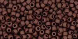 10 g TOHO Seed Beads 11/0 TR-11-0046 F - Opaque-Frosted Oxblood