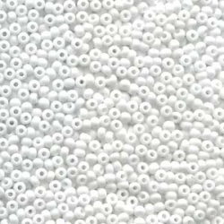 #14.00 - 10 g Rocailles 06/0 4,0 mm - Opaque Chalk White