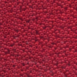 #14.08 - 10 g Rocailles 07/0 3,5 mm - Opaque Red