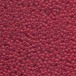 #14.13.01 - 10 g Rocailles 08/0 3,0 mm - Opaque Red Matt