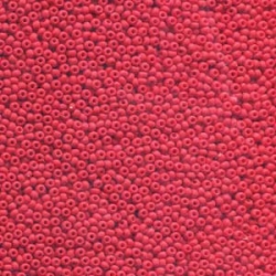 #14.12.01 - 10 g Rocailles 12/0 2,0 mm - Opaque Red Matte