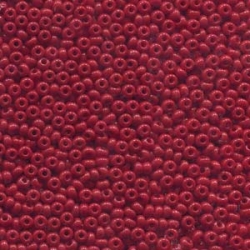 #14.13 - 10 g Rocailles 12/0 2,0 mm - Opaque Dk Red