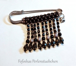 1 Stück Kilt-/Sicherheitsnadel 56x14 mm aus Metall - Rainbow