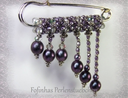 1 Stück Kilt-/Sicherheisnadel 75 mm aus Metall - gold-farben