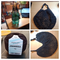 50 Gramm Wolle "Jesenka" - rotbraun