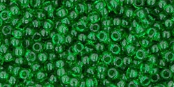 10 g TOHO Seed Beads 11/0 TR-11-0007 B Grass Green