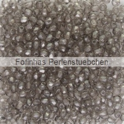 #05.08 50 Stück - 2,0 mm Glasschliffperlen - crystal vacuum hematite full