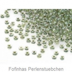 #10.00 - 10 g PRECIOSA Terra Rocailles 11/0 2,2 mm - Crystal/Turmaline-Lined