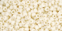10 g TOHO Seed Beads 11/0 TR-11-0051 F - Opaque-Frosted Lt Beige