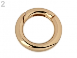1 Ring-Verschluss Ø 18 mm - gold-farben