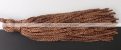 1 Stück Textil-Quaste (ca. 7,0cm) - mit Schlaufe - rusty brown