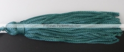 1 Stück Textil-Quaste (ca. 7,0cm) - mit Schlaufe - teal