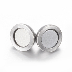 1 Edelstahl-Kugel-Magnet-Verschluss Ø 05,5x10,5 mm
