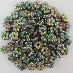 #01.19 50 Stück Blüten 5 mm - crystal vitrail full
