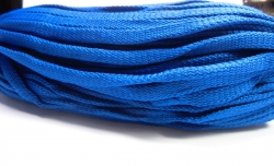1 m Flachkordel aus Polyester ohne Kern 8mm breit (Blau)