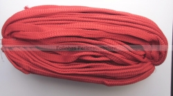 1 m Flachkordel aus Polyester ohne Kern 8mm breit (Rot)