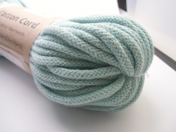 1 m Baumwollkordel mit Polyester-Kern in Mint - Ø 5 mm