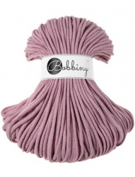 1 m Bobbiny Premium Baumwollkordel in Dusty Pink - Ø 5 mm