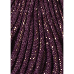 1 m Bobbiny Premium Baumwollkordel in Gold Blackberry - Ø 3 mm