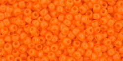 10 g TOHO Seed Beads 11/0 TR-11-0042 D -  Opaque Orange