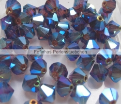 25 Stück - PRECIOSA-M.C. Bicone 6,0 mm - Burgundy 2AB