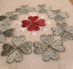 Stickdatei - Kleeblätter